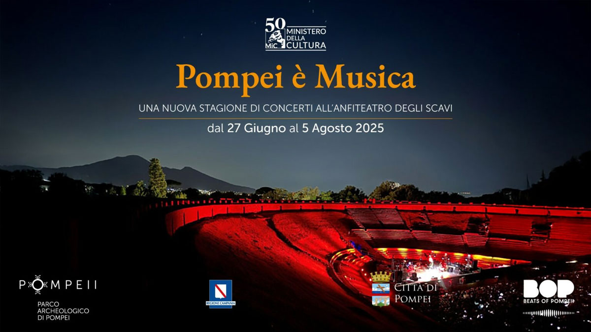All’Anfiteatro Pompei da Cilentoreporter.it All’Anfiteatro di Pompei tornano i concerti da Cave a Jarre da Muti a Nannini