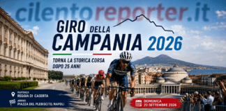Giro della Campania 2026, torna dopo 25 anni la storica corsa: partenza dalla Reggia di Caserta e arrivo a Napoli