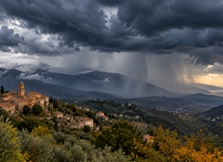 Maltempo in arrivo, la Campania guarda a martedì 20 ottobre: piogge sul Cilento Il maltempo torna sul Tirreno: il Cilento attende l'arrivo della perturbazione