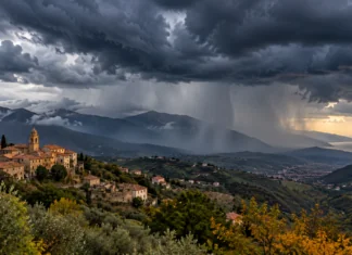 Maltempo in arrivo, la Campania guarda a martedì 20 ottobre: piogge sul Cilento Il maltempo torna sul Tirreno: il Cilento attende l'arrivo della perturbazione