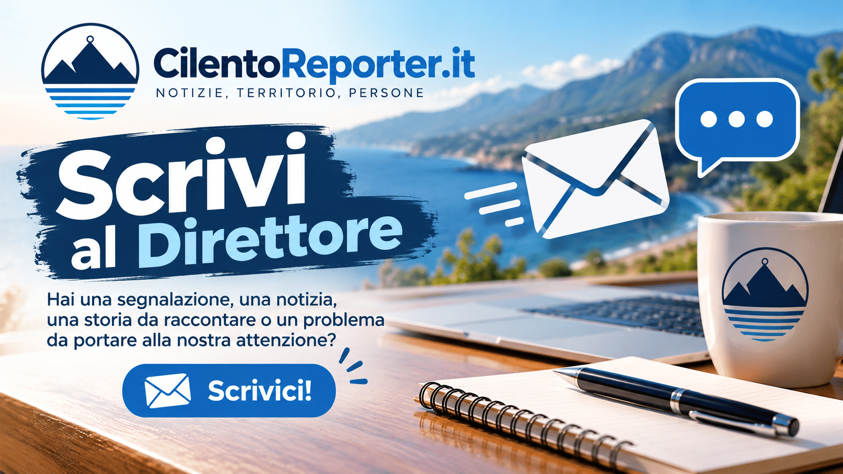 Scrivi al Direttore sul CilentoReporter